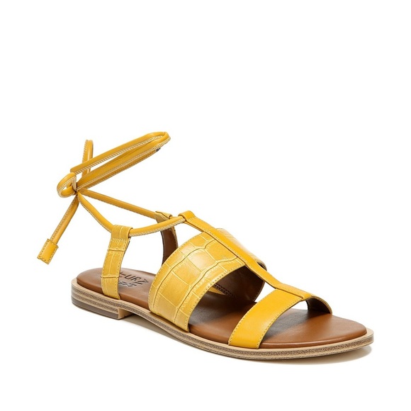 Naturalizer Fayee Lace Up Leather Sandals - Picture 1 of 10
